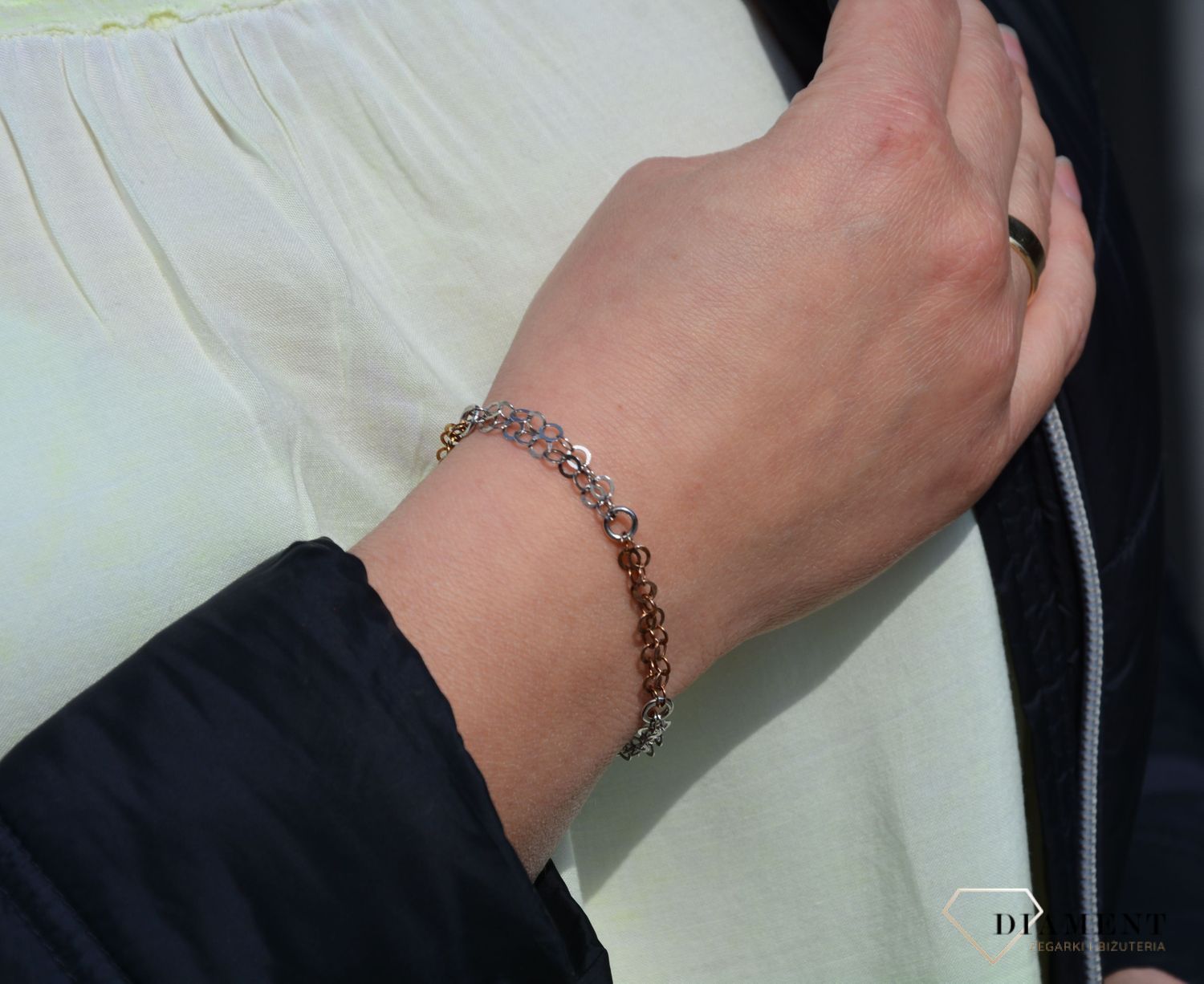 Bransoletka srebrna do charmsów kółeczka Dall'Acqua B RM BR16315 024d.jpg